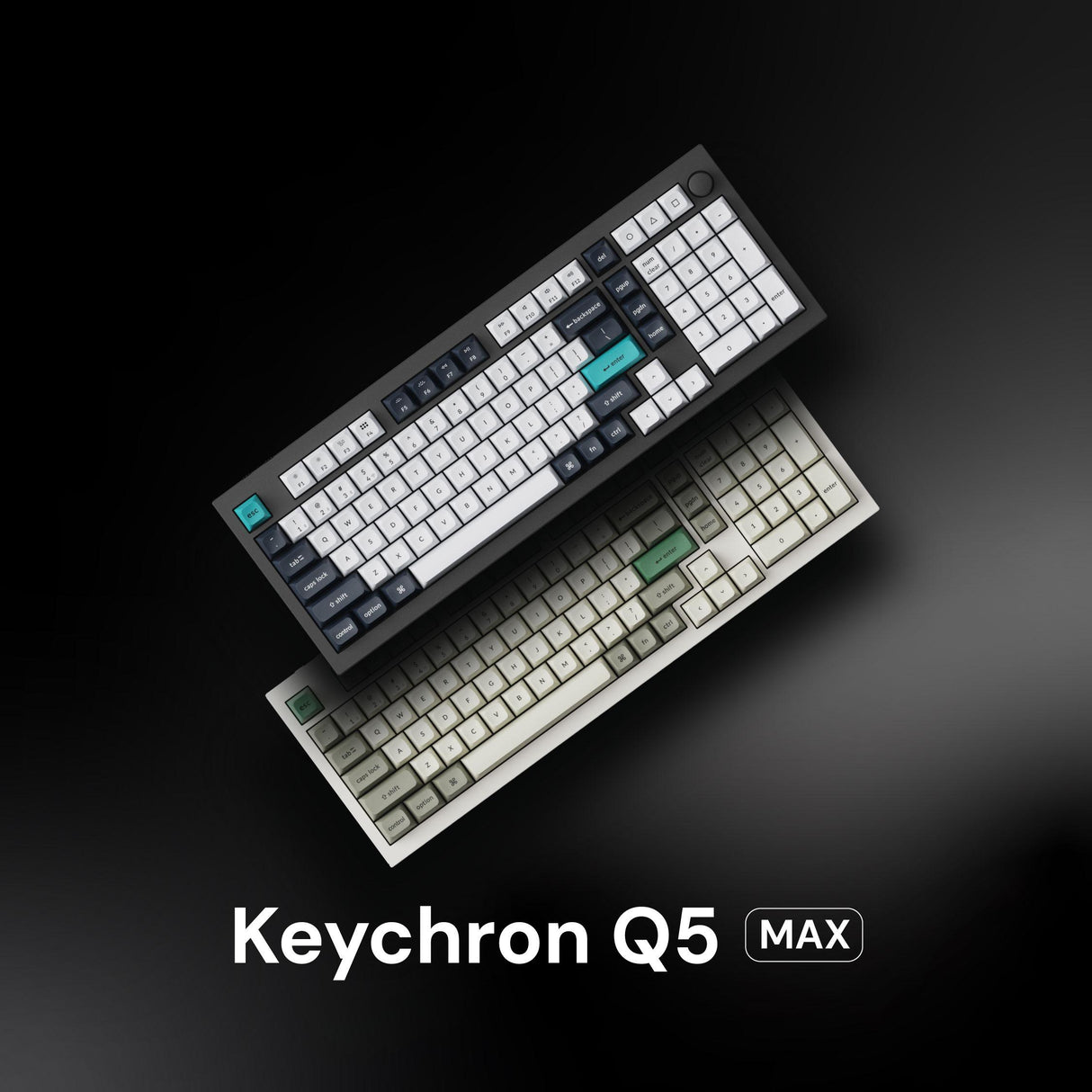 Keychron Q5 Max QMK/VIA Wireless Custom Mechanical Keyboard Aluminum Body
