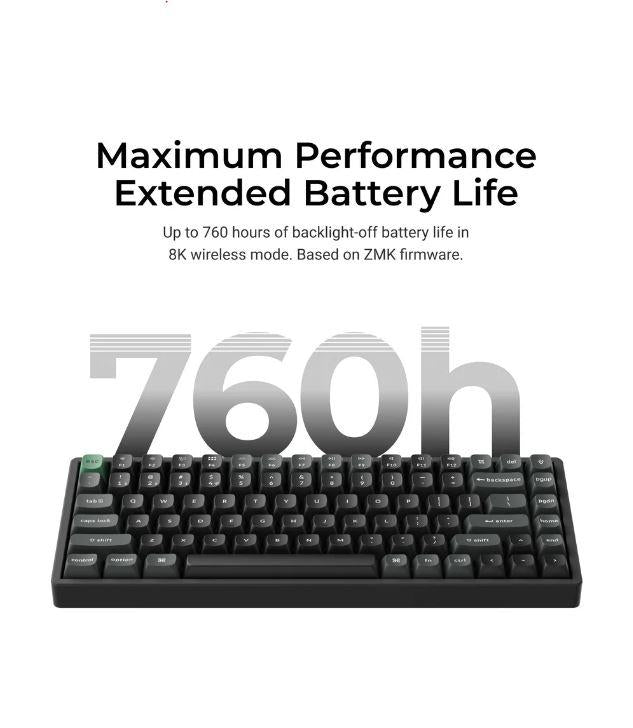 Keychron K2 Ultra 8K Wireless Custom Mechanical Keyboard