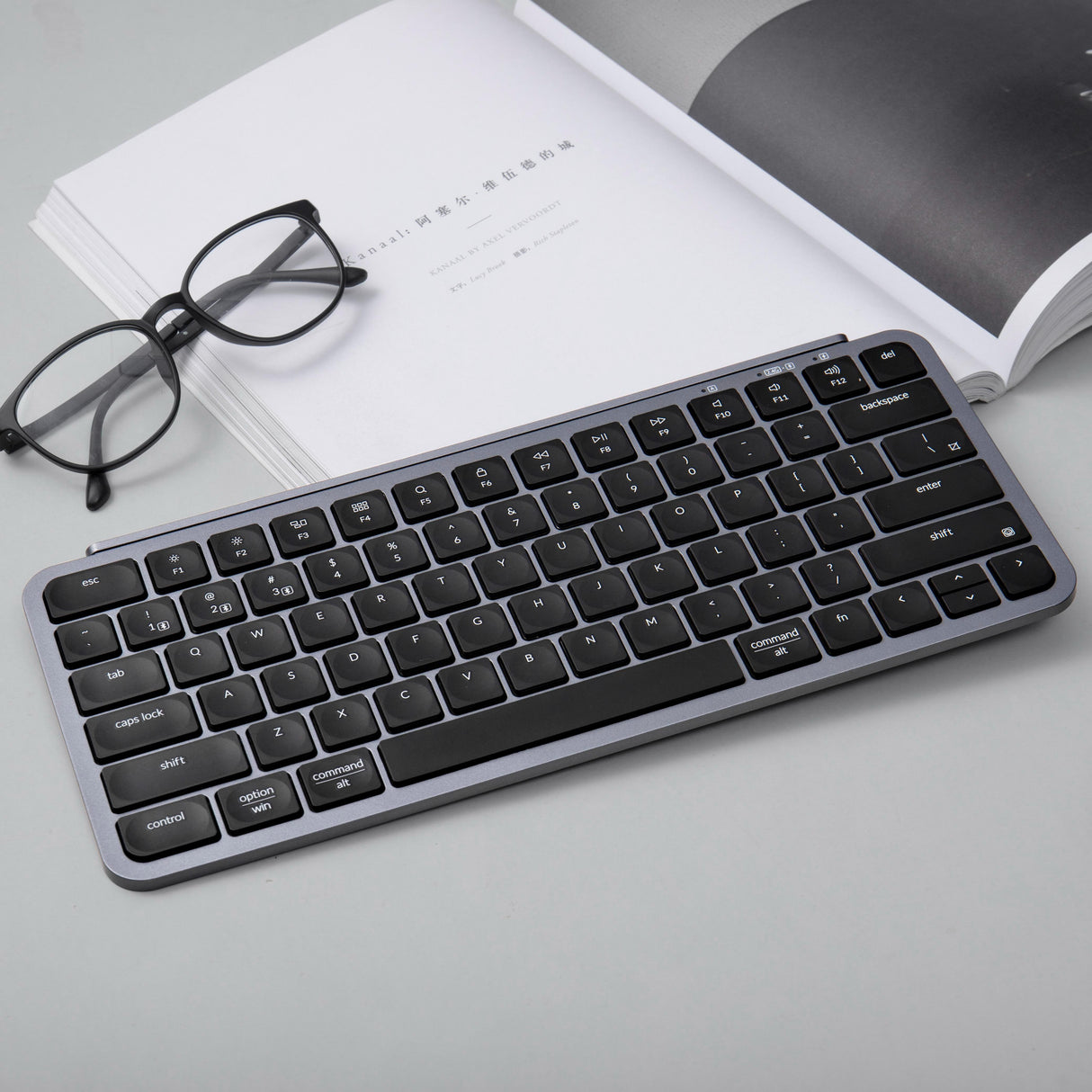 Keychron B1 Pro Wireless Keyboard supports Dongle 2.4GHz, Bluetooth & Wired modes + BONUS Sleeves