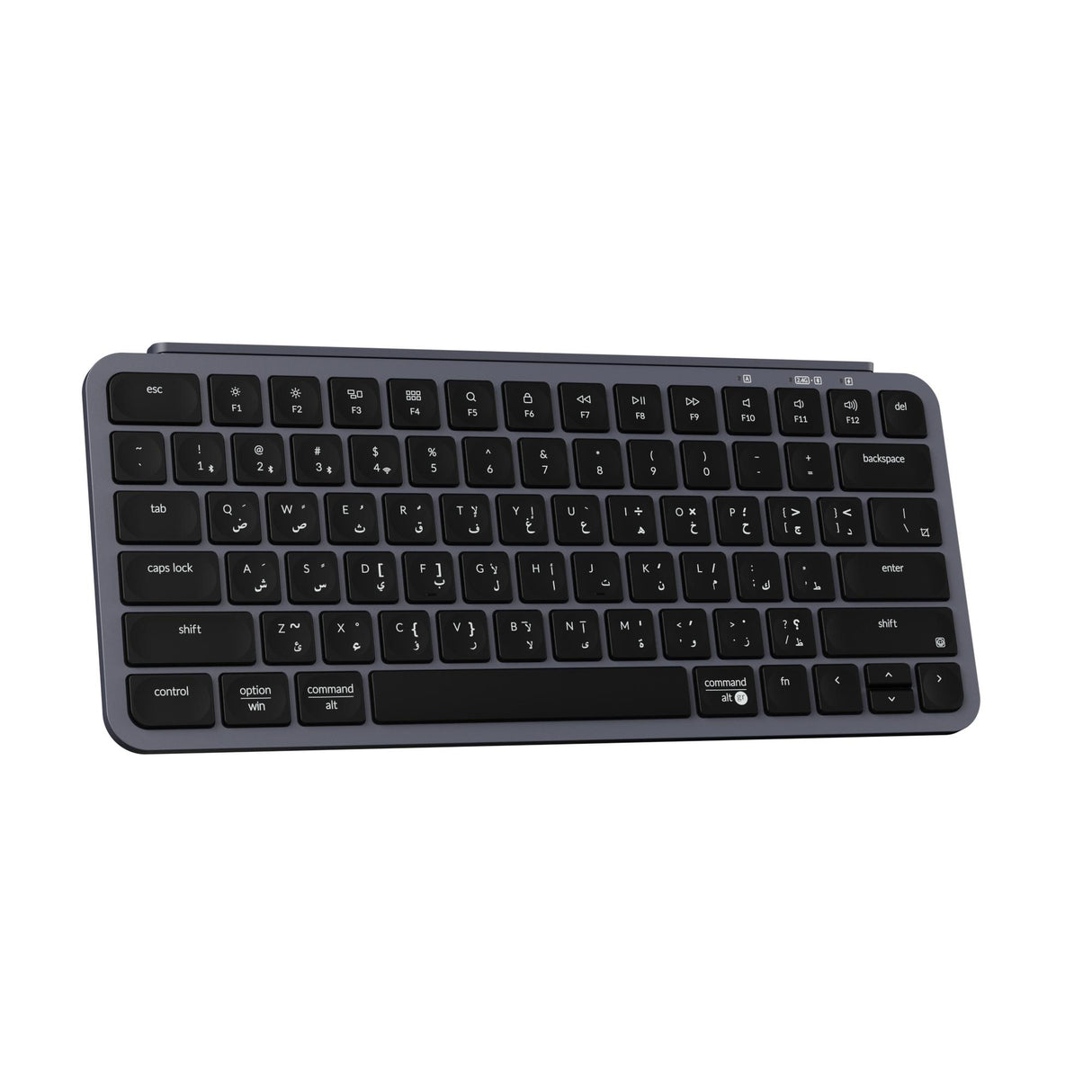 Keychron B1 Pro Ultra-slim Wireless Keyboard iPad Tablet Android Wireless Bluetooth, Dongle 2.4GHz & Wired - Arabian Layout