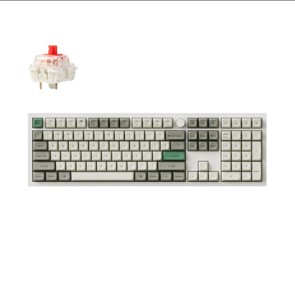 Keychron Q6 Max QMK/VIA Wireless Fully Assembled Knob - Shell White