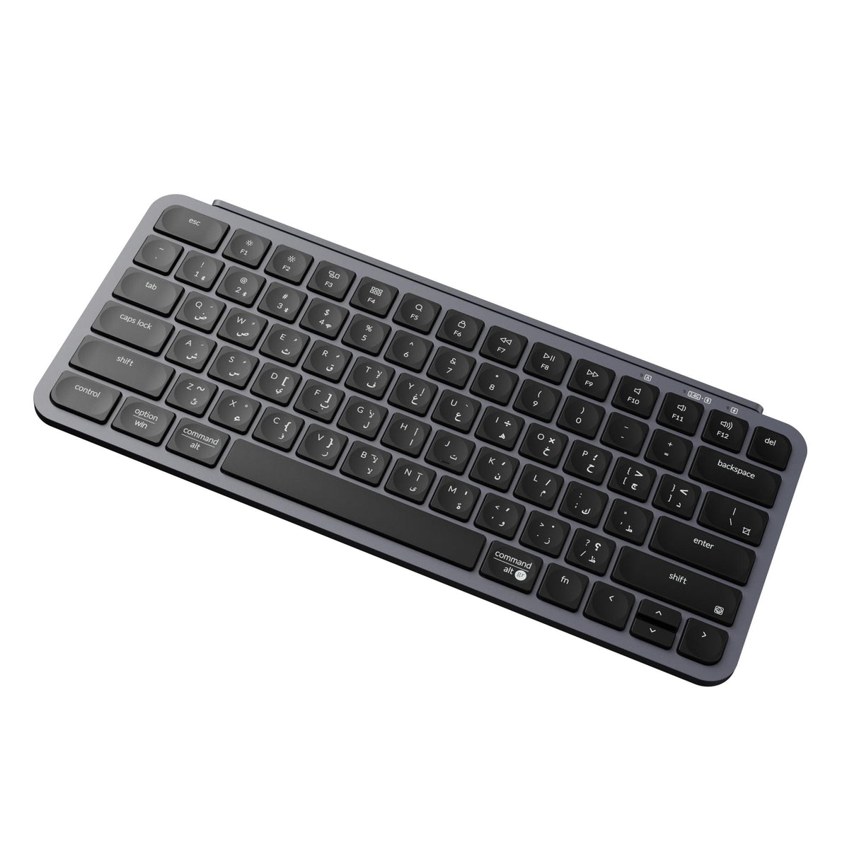 Keychron B1 Pro Ultra-slim Wireless Keyboard iPad Tablet Android Wireless Bluetooth, Dongle 2.4GHz & Wired - Arabian Layout