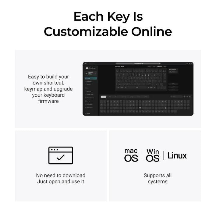 Keyboard Wireless Keychron Q1 Ultra 8K Wireless Custom Mechanical Keyboard