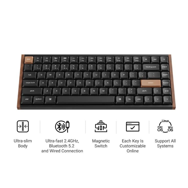Keychron K3 HE Wireless Magnetic Switch Custom Keyboard