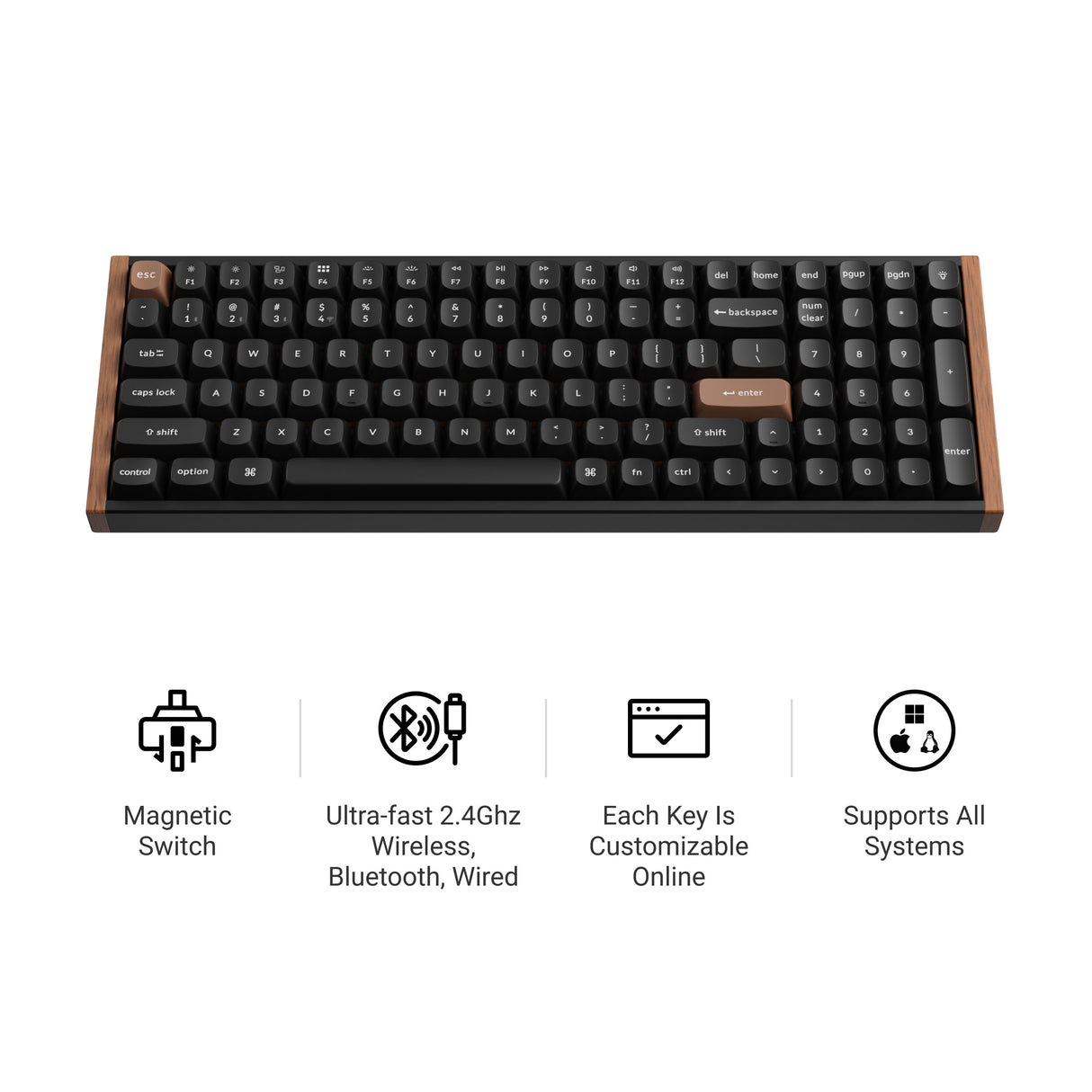 Keychron K4 HE Wireless Magnetic Switch Custom Keyboard