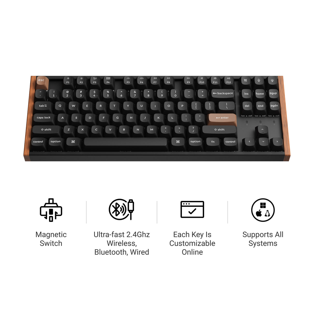 Keychron K8 HE Wireless Magnetic Switch Custom Keyboard