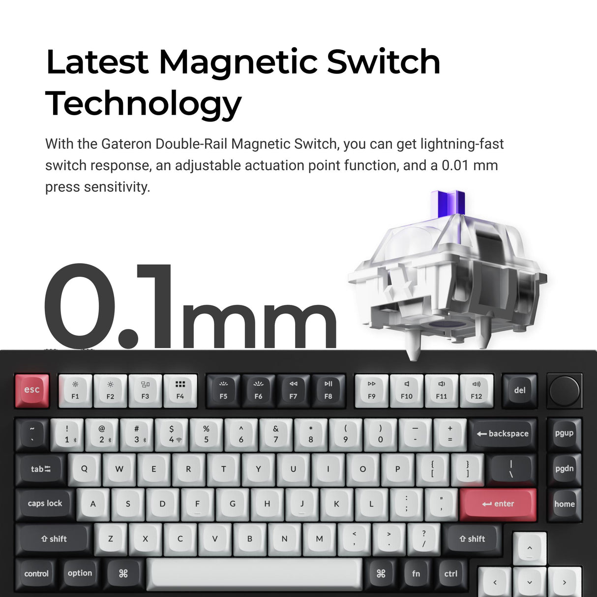 Keychron Q1 HE QMK Wireless Custom Keyboard