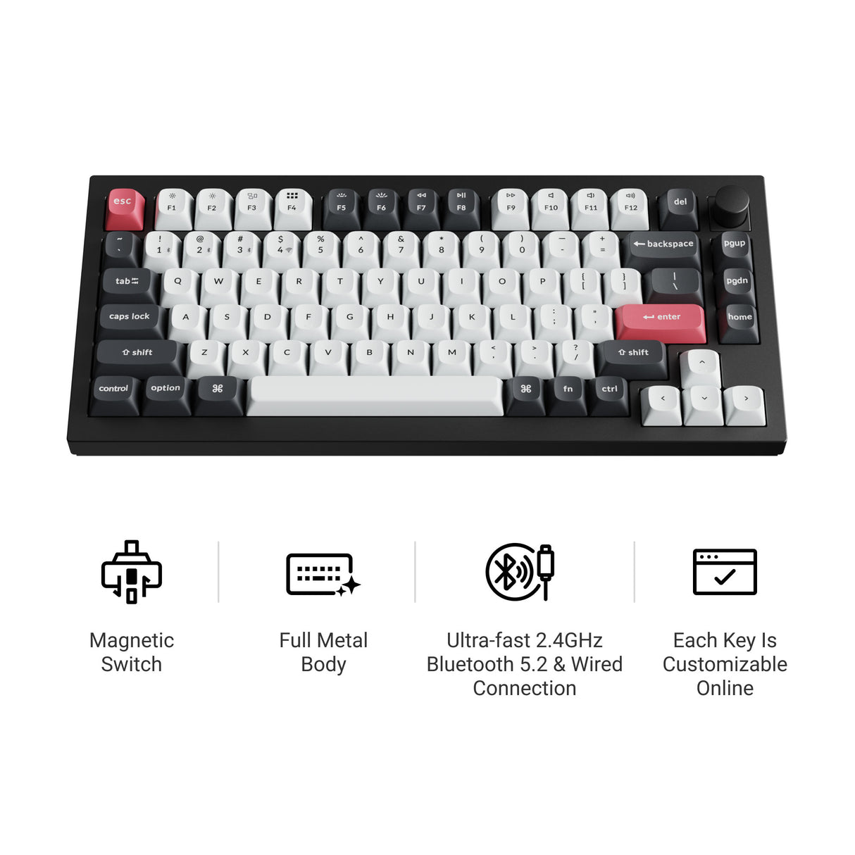 Keychron Q1 HE QMK Wireless Custom Keyboard