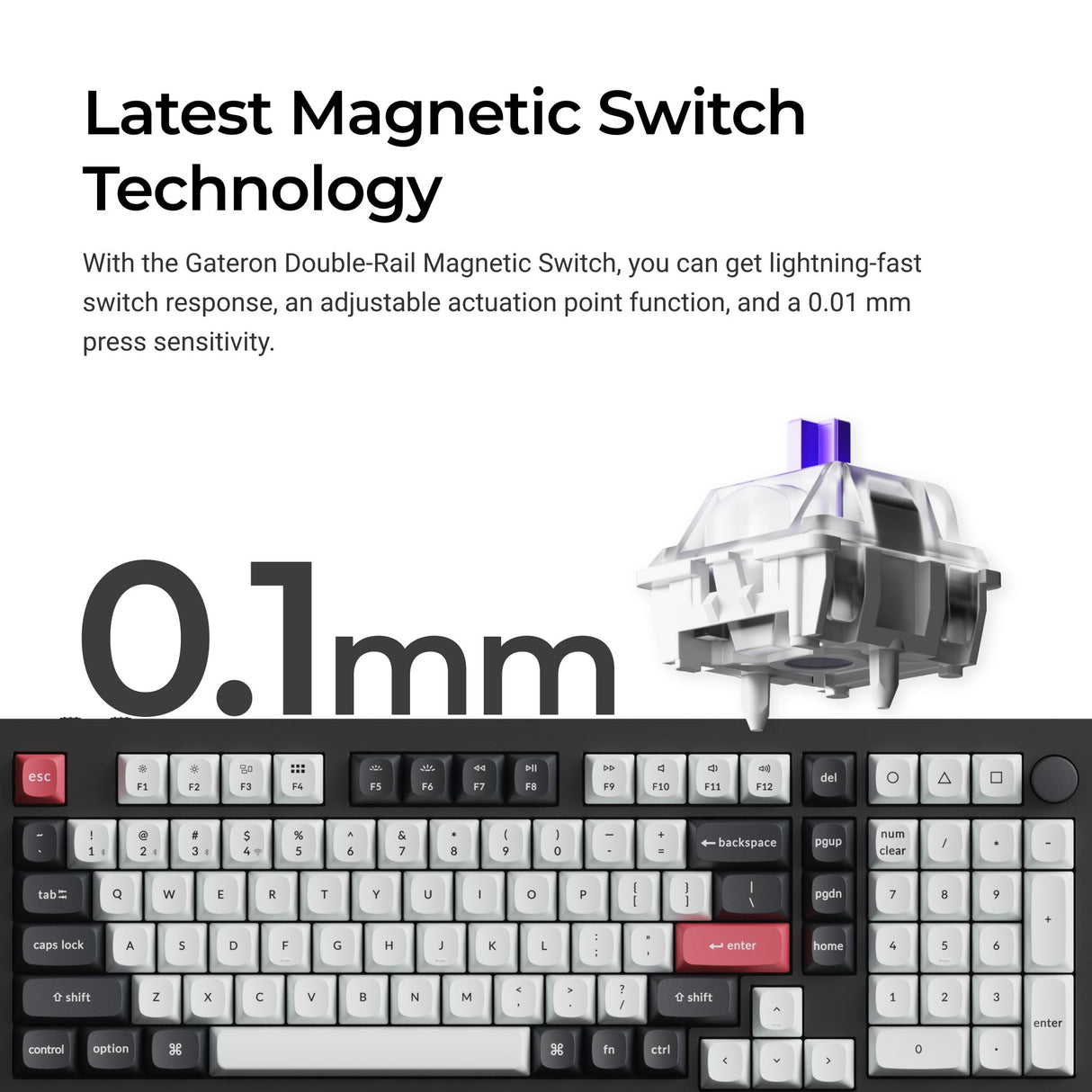 Keychron Q5 HE QMK Wireless Custom Keyboard