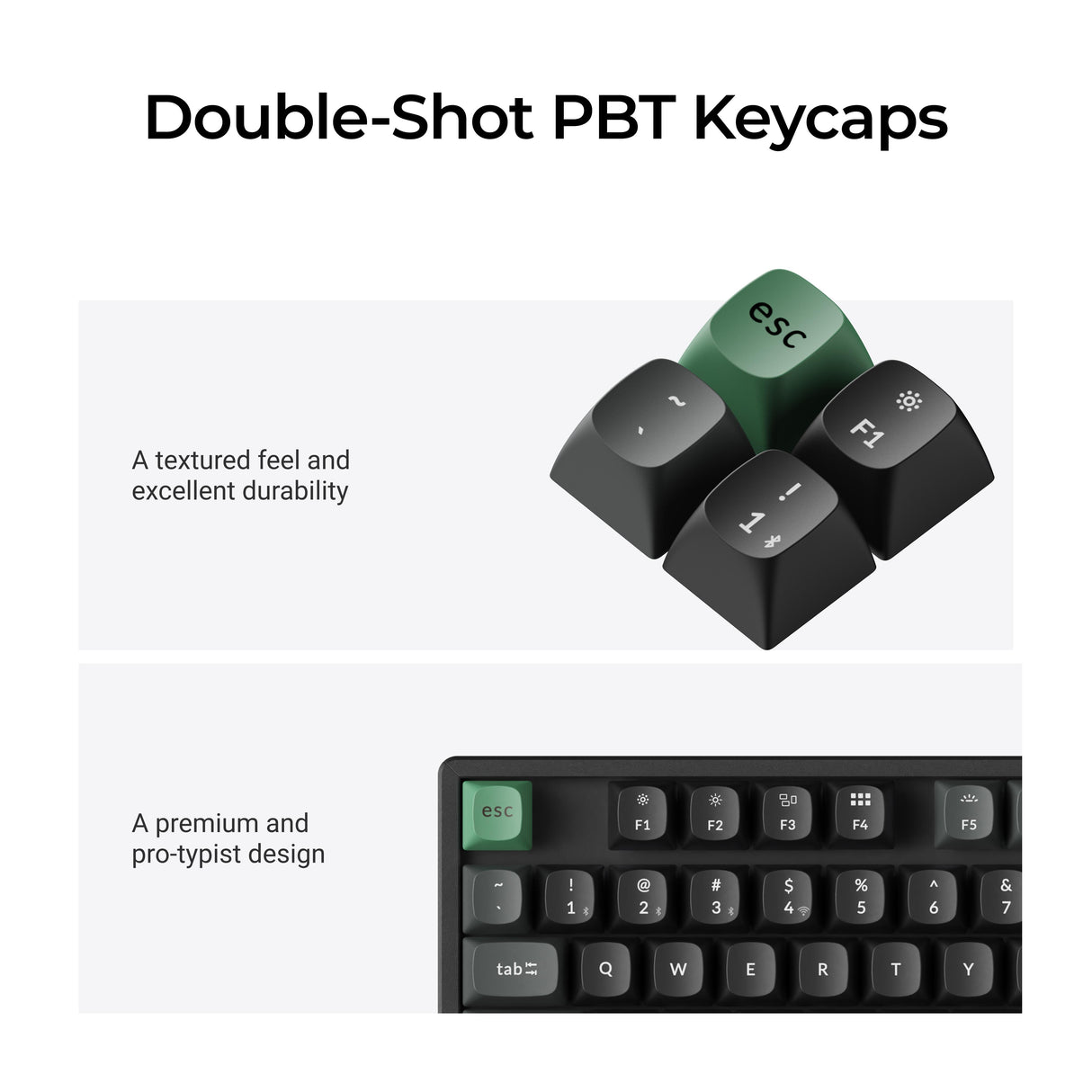 Keychron K10 Ultra 8K Keyboard Nirkabel Mekanik dengan Polling Rate 8000 Hz, Baterai 4000 mAh, dan Switches APEX Hot-Swappable - Keycaps, Computer