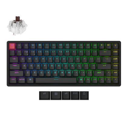 Keychron K2 QMK Wireless Mechanical Keyboard RGB Backlight Alumunium Frame Hot-Swappable (Version 3)