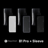 Keychron B1 Pro Wireless Keyboard supports Dongle 2.4GHz, Bluetooth & Wired modes + BONUS Sleeves