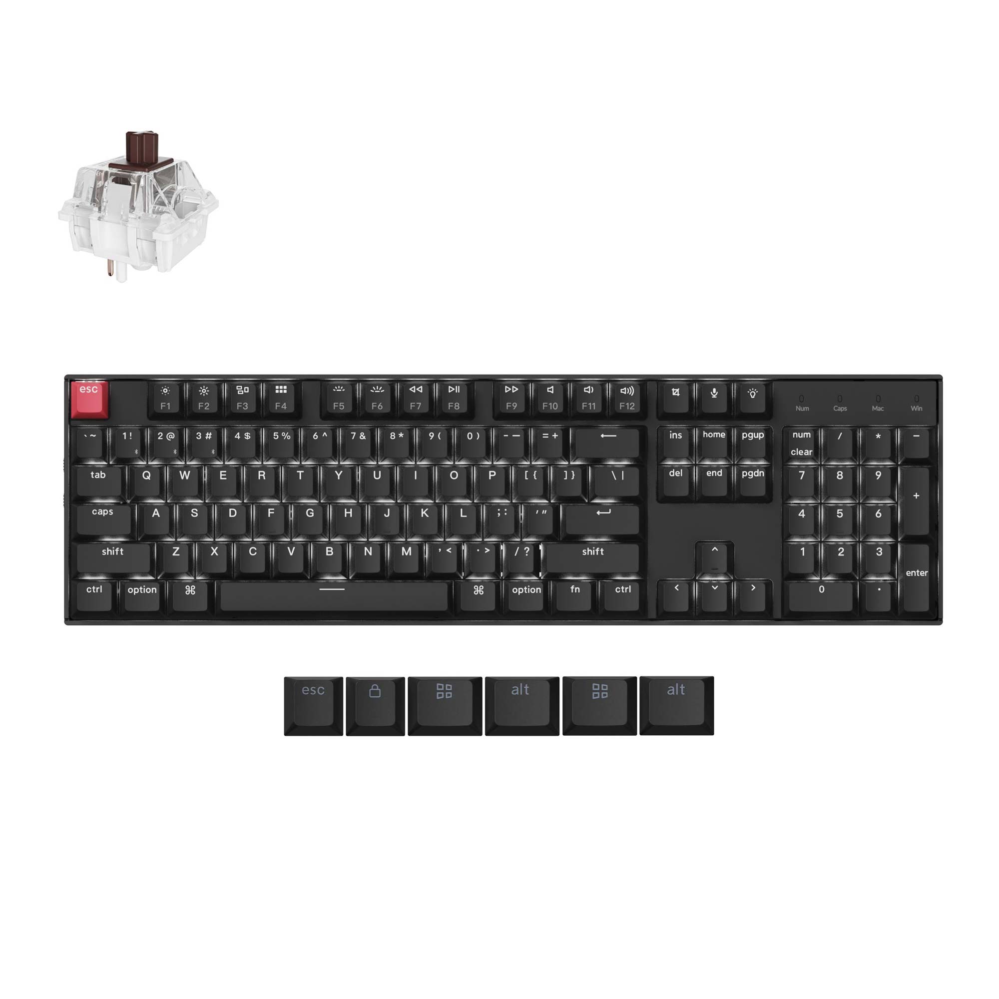 Keychron K10 QMK Wireless Mechanical Keyboard (Version 2