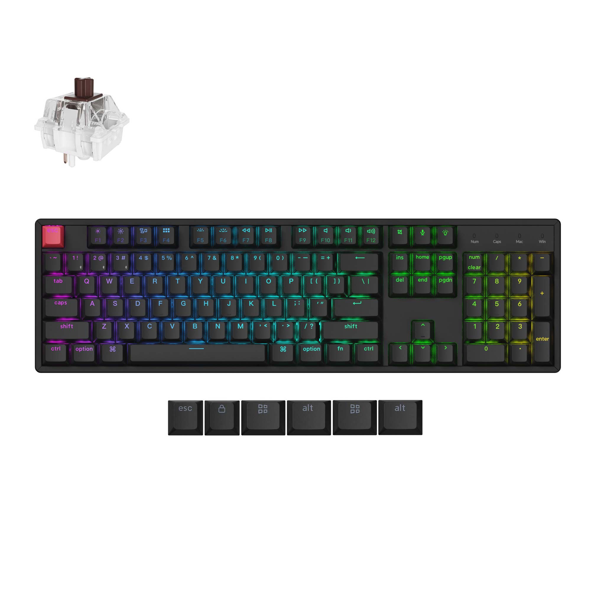 Keychron K10 QMK Wireless Mechanical Keyboard (Version 2 Keychron K10 QMK Wireless Mechanical Keyboard (Version 2