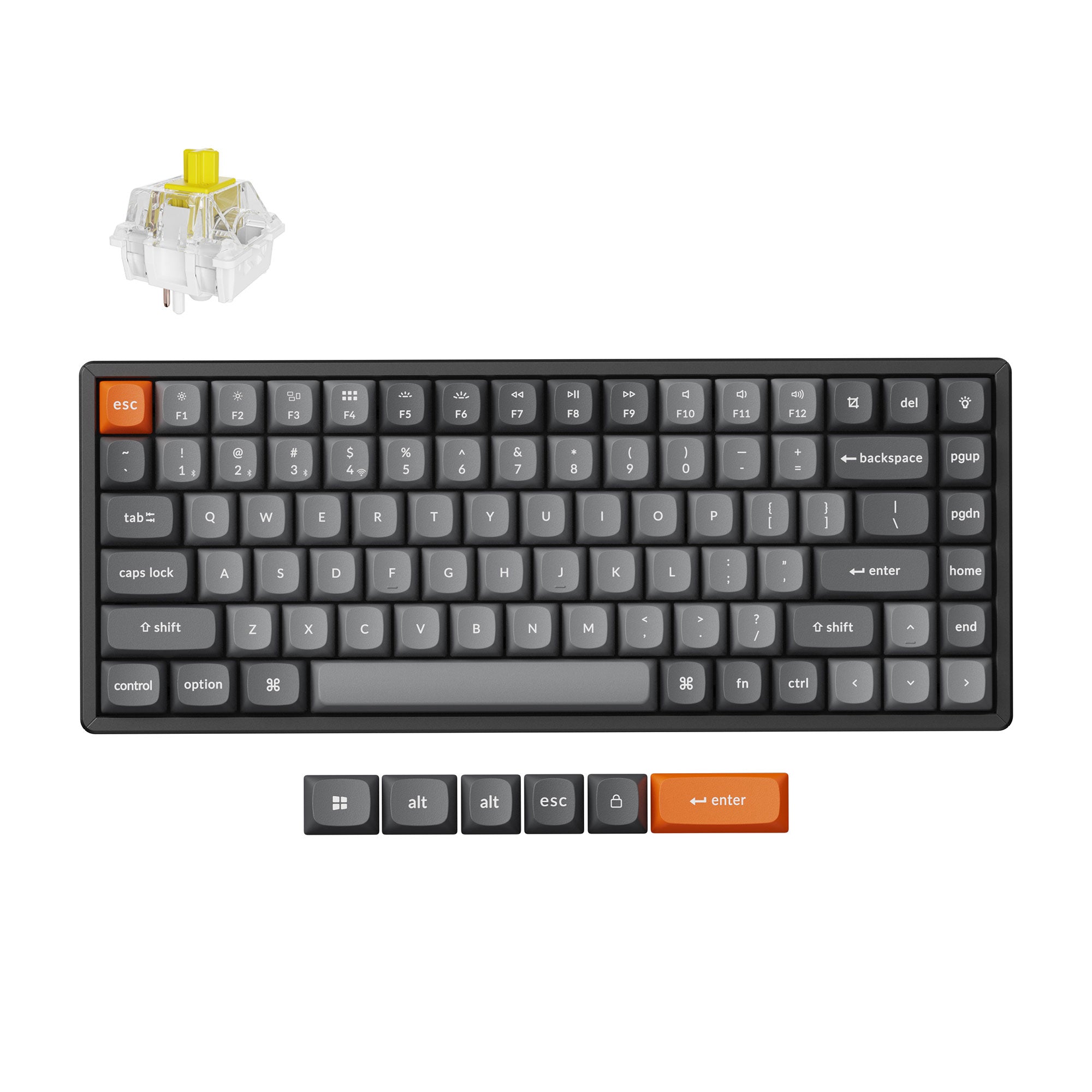 keychron k2Max usレイアウト（純正パームレスト付き） Keychron K2 Max QMK Wireless Mechanical Keyboard – Keychron Indonesia