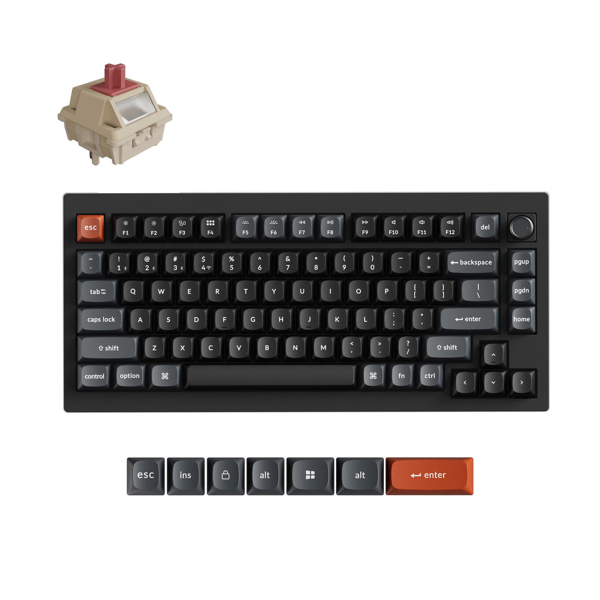 Keychron V1 Ultra 8K Wireless Custom Mechanical Keyboard