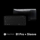 Keychron B1 Pro Wireless Keyboard supports Dongle 2.4GHz, Bluetooth & Wired modes + BONUS Sleeves