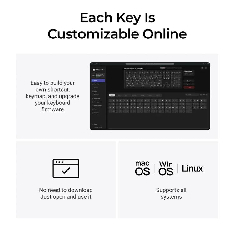 Keychron K5 Ultra 8K Wireless Custom Mechanical Keyboard