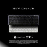 Paket Sleeves Keychron B2 Pro Ultra-Slim Wireless Keyboard with Numpad - supports 2.4 GHz, Bluetooth, and a wired connection