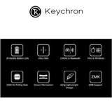 Paket Keychron B6 Pro Ultra-Slim Wireless Keyboard + Sleeve kompatilbel MacOS Windows Linux iPad MacBook