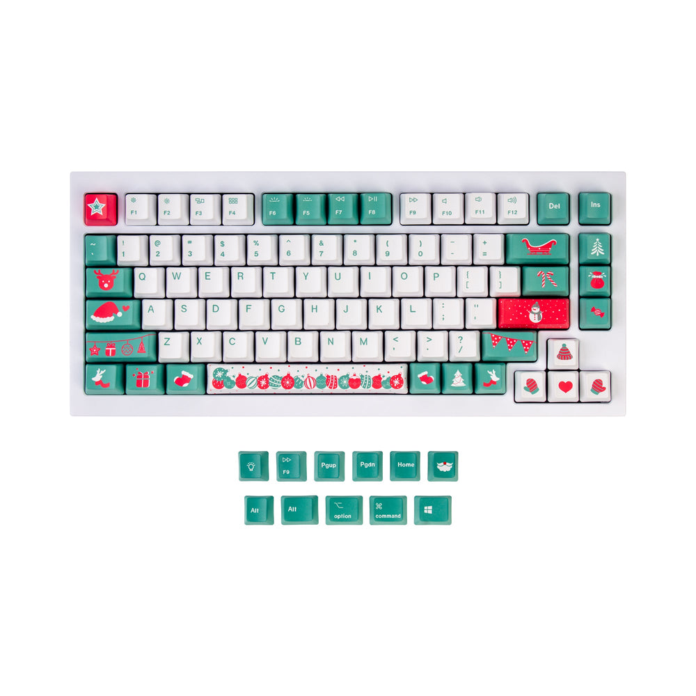 Tree Design Keycaps OEM Dye-Sub PBT Keycap Set - Christmas Tree – Keychron Indonesia