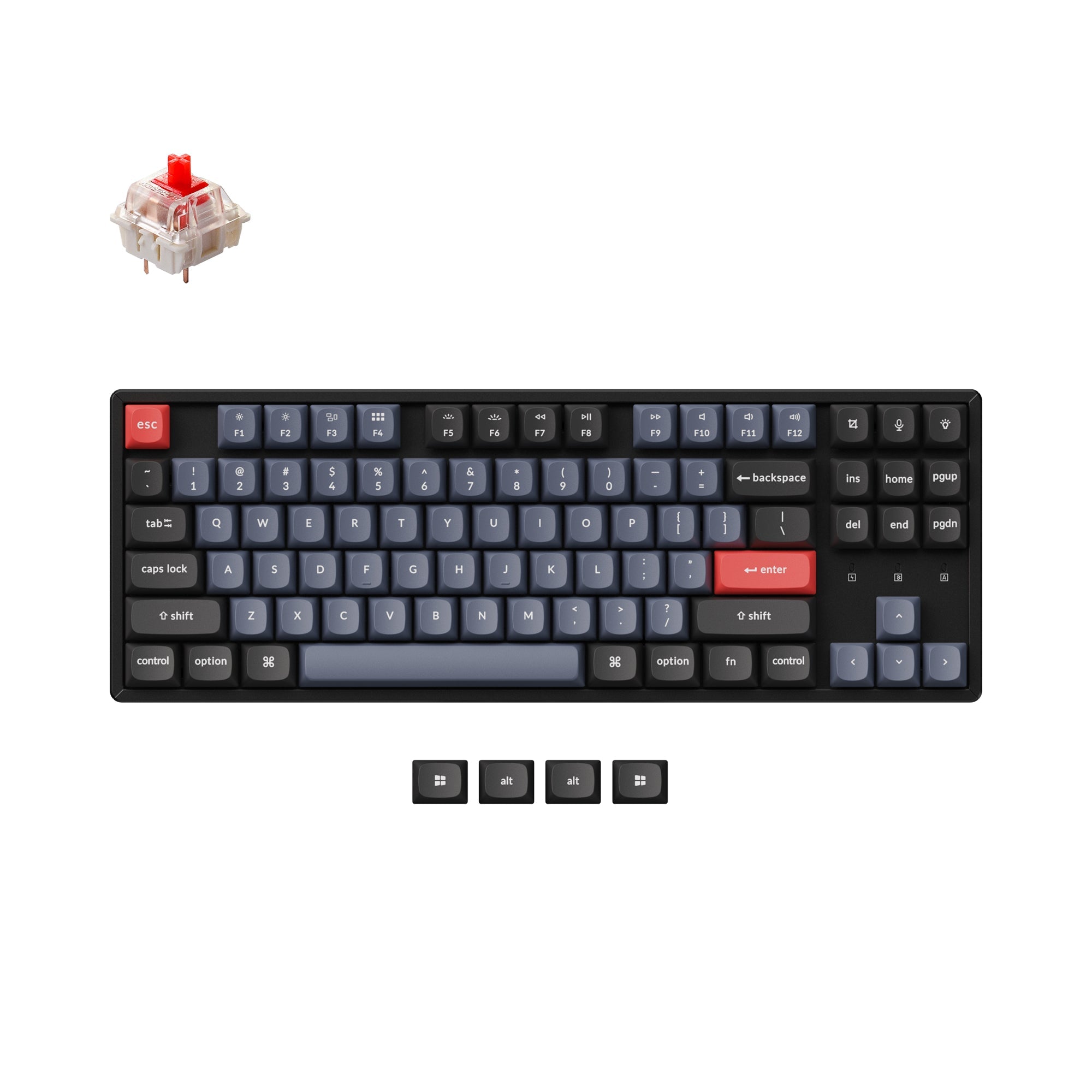 Keychron K8 Pro QMK/VIA Wireless Mechanical Keyboard Keychron K8 Pro QMK/VIA Wireless Mechanical Keyboard