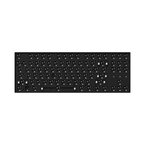 Keychron K8 Pro QMK/VIA Wireless Mechanical Keyboard for Mac and Windows Barebone ANSI US layout with PCB screw-in stabilizer and hot-swappable with MX Gateron Cherry Panda Kailh switches with RGB backlight
