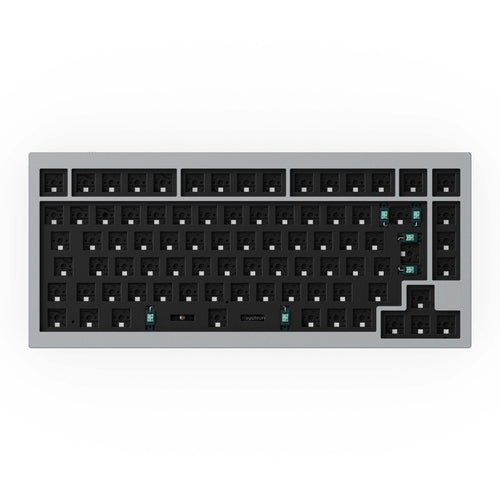 Keychron-Q1-75-percent-QMK-Custom-Mechanical-Keyboard-version-2-barebone-ISO-grey