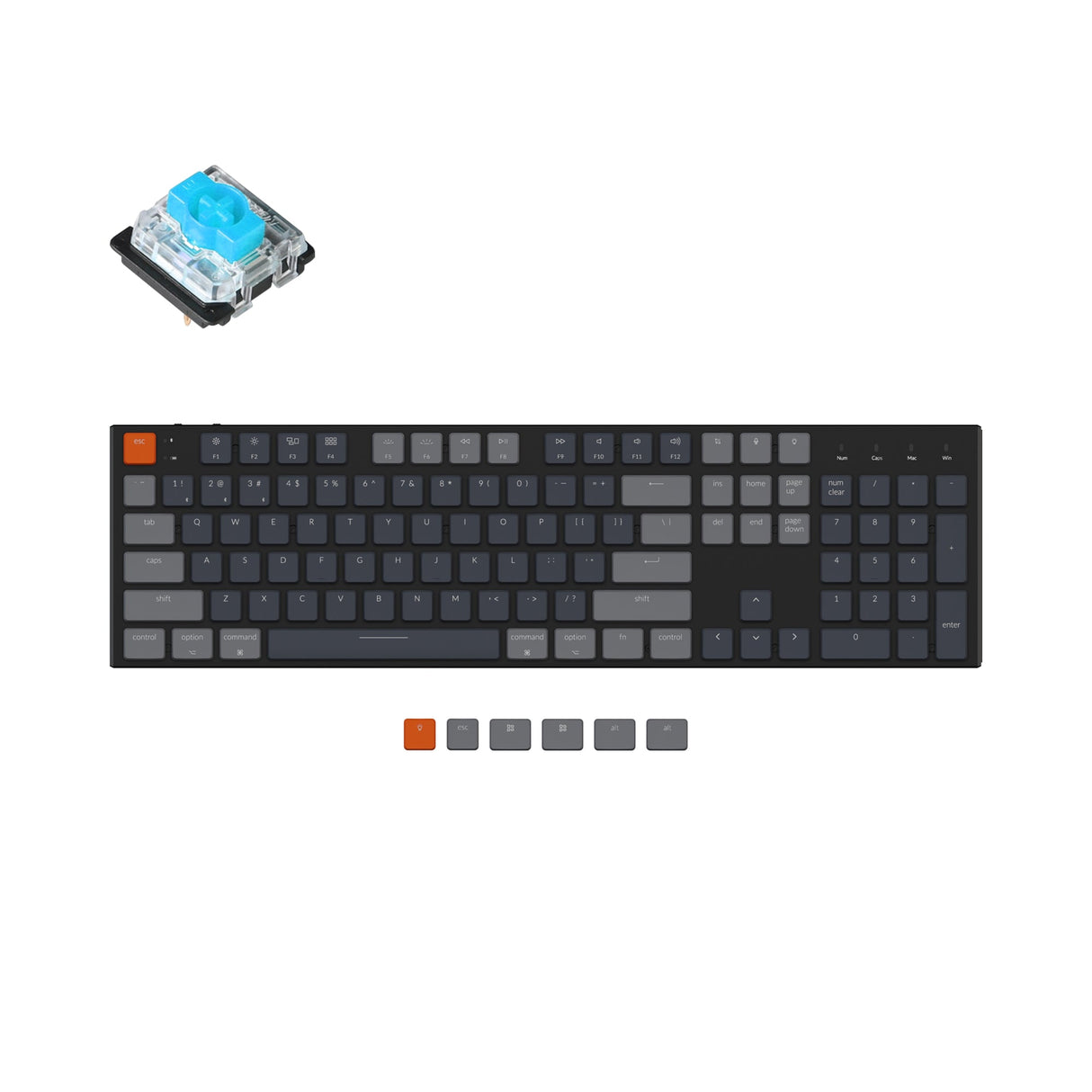 Keychron K5 Ultra-Slim Wireless Mechanical Keyboard – Keychron