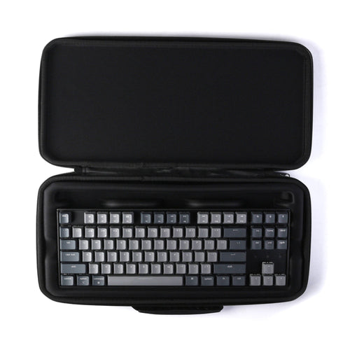 Crafted with canvas and EVA plastic, the Keychron keyboard carrying case is designed to protect your keyboard in style.